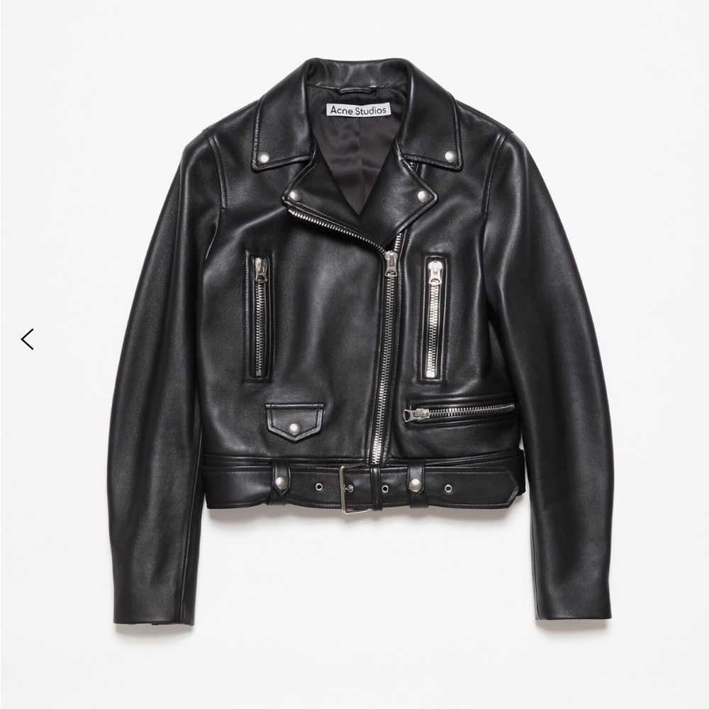acne studios leather jacket